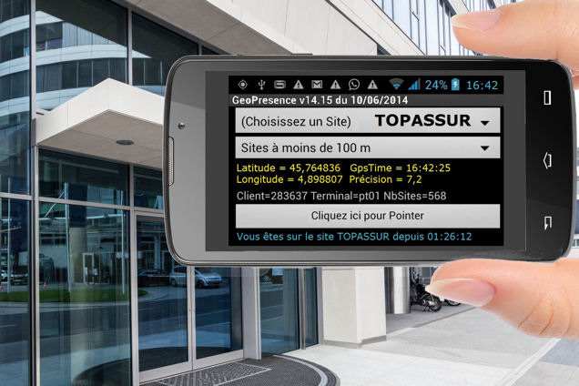 Pointage par Géolocalisation